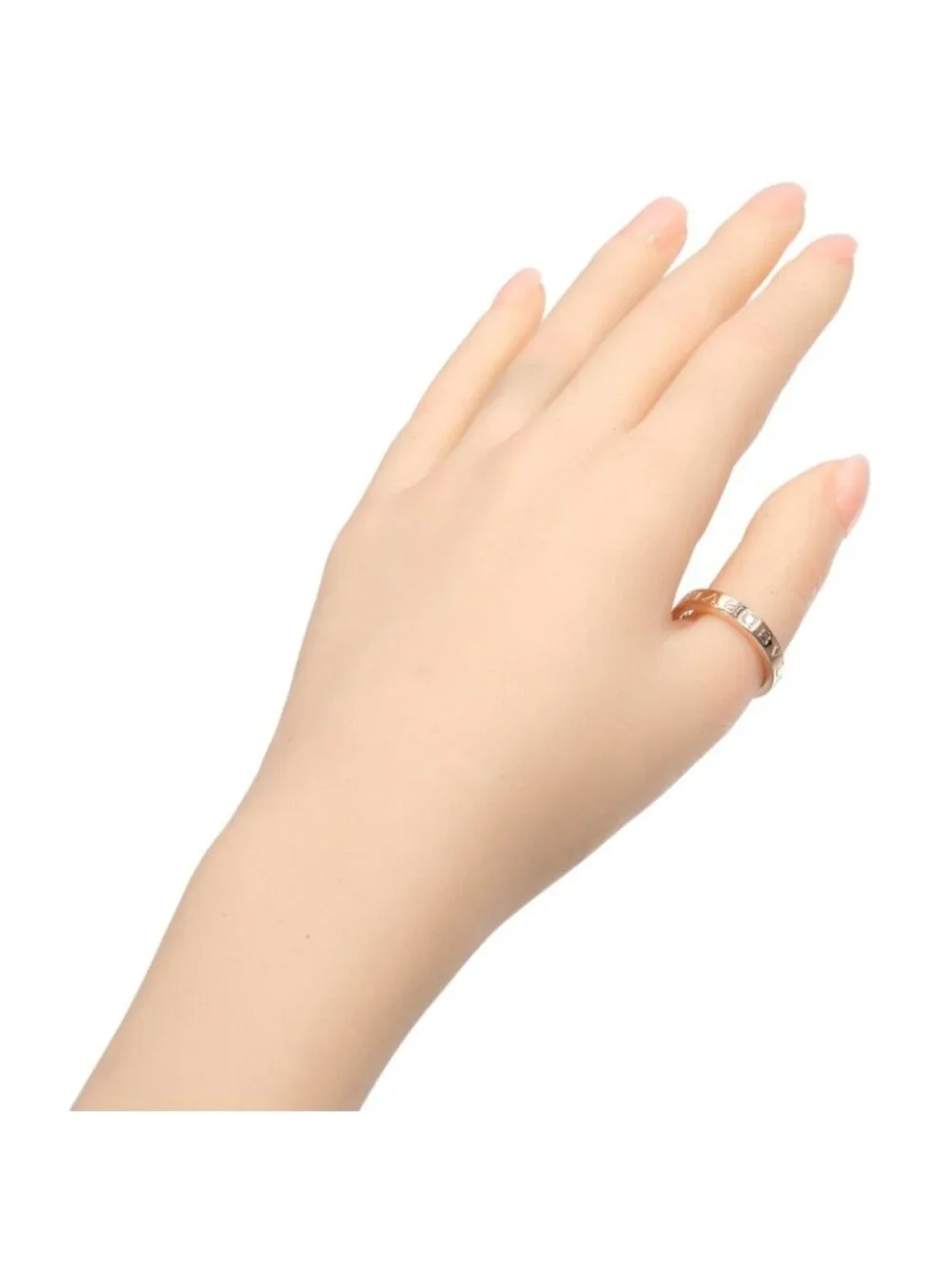 Bvlgari B.zero1 Essential XYZB.zero18K Pink Gold Diamond Ring